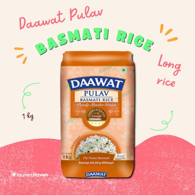 

Daawat Pulav Basmati Rice 1kg