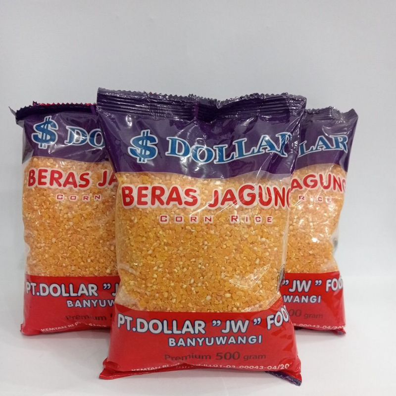 

beras jagung dollar 500gr