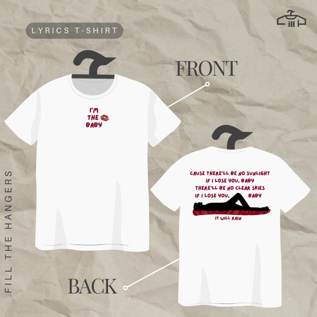 Kaos Bruno Mars | Baju Konser | Bruno Mars Tshirt | kaos lirik lagu Bruno Mars | lyrics tshirt