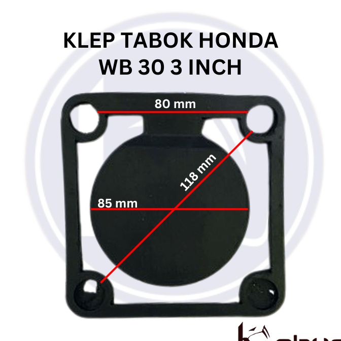 HJ6 Klep Tabok WB 3 Valve Check Klep Seal Sil Tabok Water Pump Pompa Air Honda 3 Inch WB3
