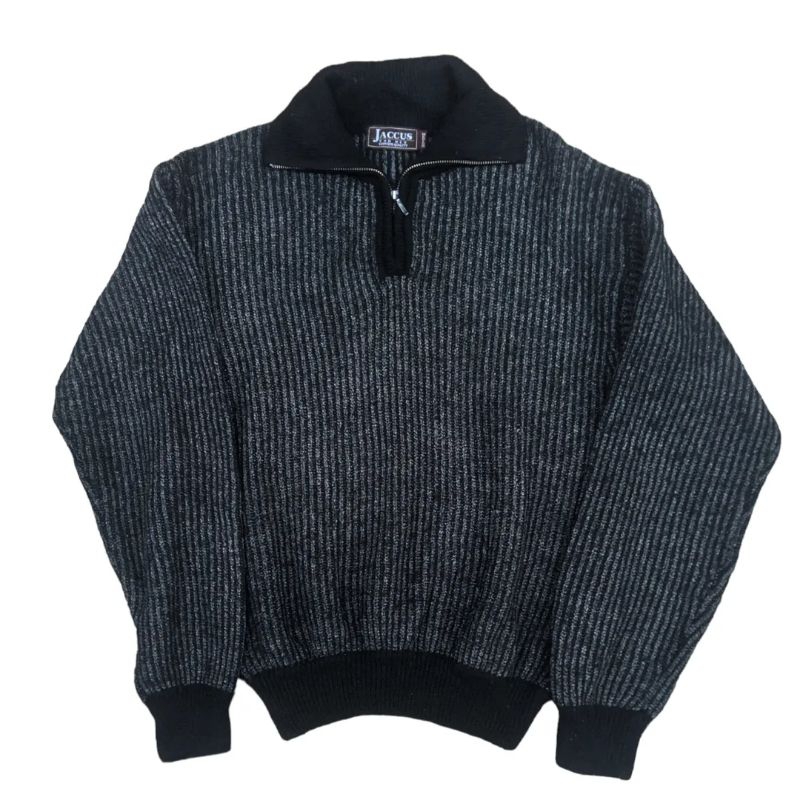 Halfzip knitwear jaccus tebal