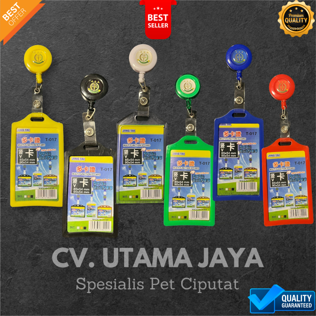 

ID CARD Kejaksaan Jaksa Name Tag Yoyo Tanda Pengenal Lanyard