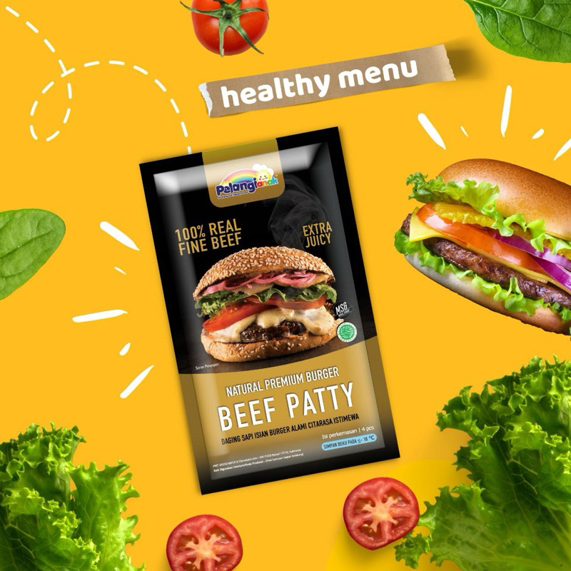 

Beef Patty Gluten Free By Pelangi Anak Tanpa Msg Tanpa Pengawet