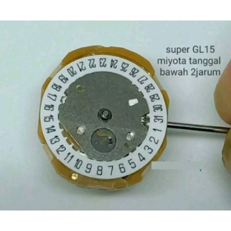 mesin jam tangan miyota gl15