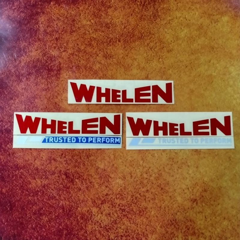 Sticker Cutting WHELEN