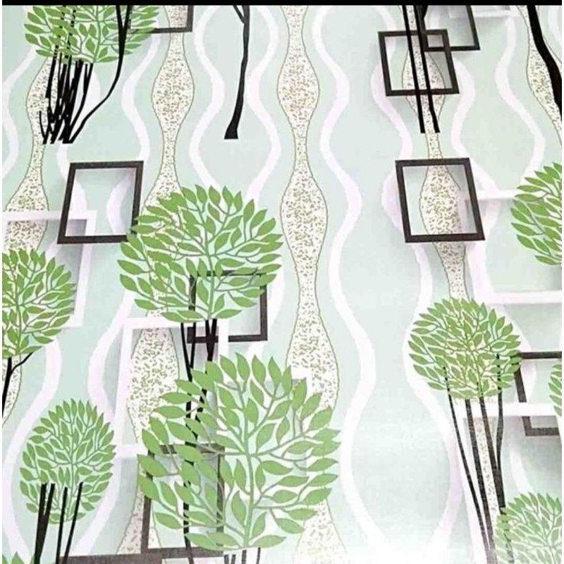 wallpaper dinding pohon bunga hijau wallpaper dinding hijau