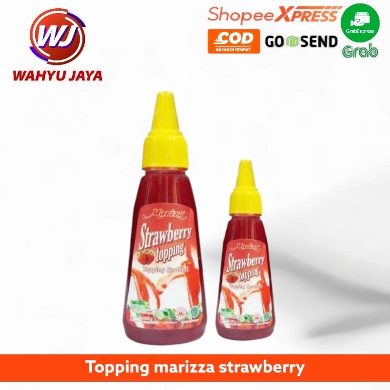

topping marizza strawberry 200 gr - 350 gram