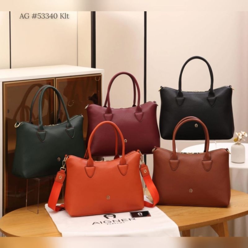 AIGNER Top Handle & Shoulder Bag#AG 53340 Klt