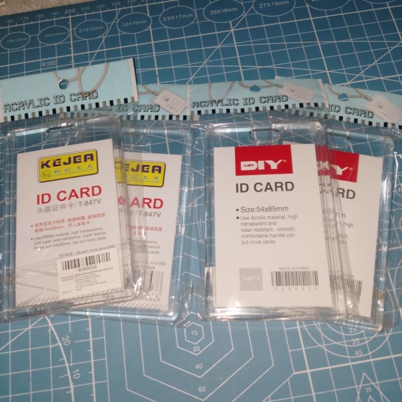 [READY STOCK] ACRYLIC ID CARD KEJEA MR DIY