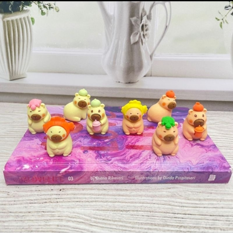 

Penghapus Miniatur Cappy Bara 1 set isi 4 Pcs Penghapus Beruang Lucu Unik Kado Viral Termurah