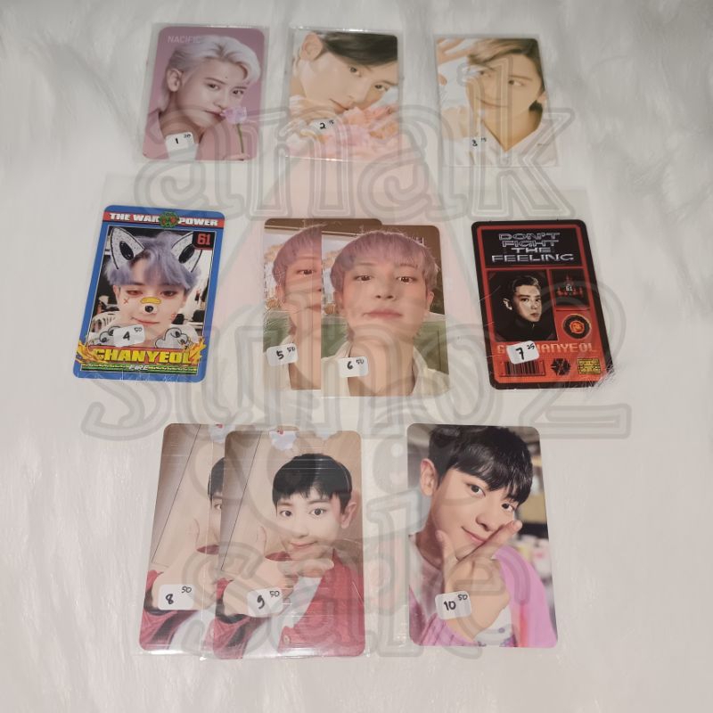 PHOTOCARD EXO (OFFICIAL)