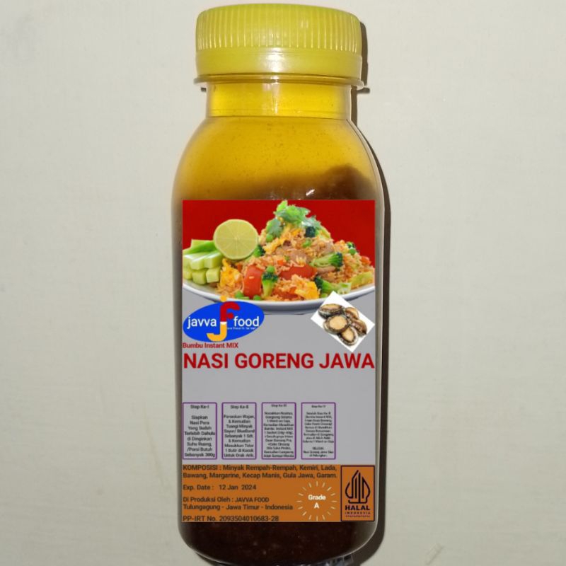 

BUMBU (MIX) untuk NASI GORENG JAWA (PREMIUM Quality)