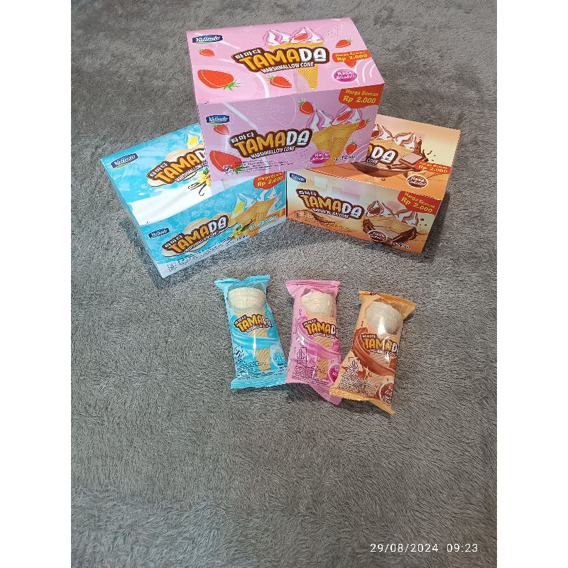 

TAMADA MARSHMALLOW CONE BOX ISI12PCS@17GR