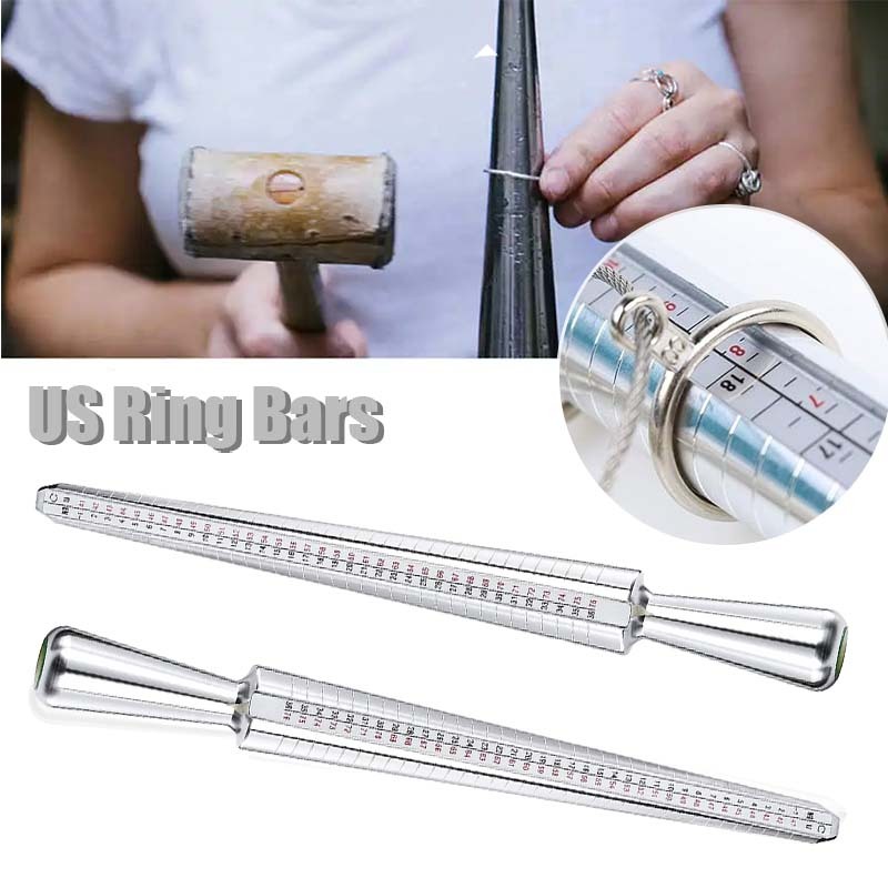 Pengukur Jari Cincin Alat Pembesar Cincin Alat Ukur Ring Cincin Pengukur Cincin Size