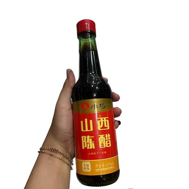 

Cuka hitam shan xi chen cu 山西陈醋 / 水塔 420ml / vinegar