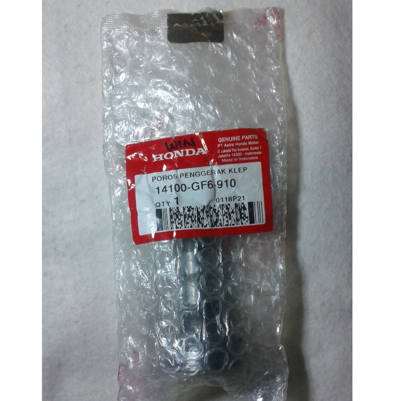 14100GF6910 NOKEN AS,AS KLEP,POROS PENGGERAK KLEP,CAM SHAFT KLEP WIN ORIGINAL 100% HONDA