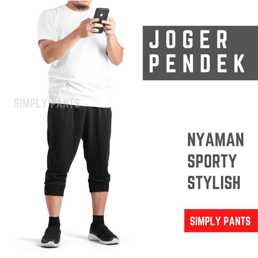 Celana Pendek Pria Santai Celana Pendek Celana selutut Training Pria Joger Pendek Selutut Celana 3/4