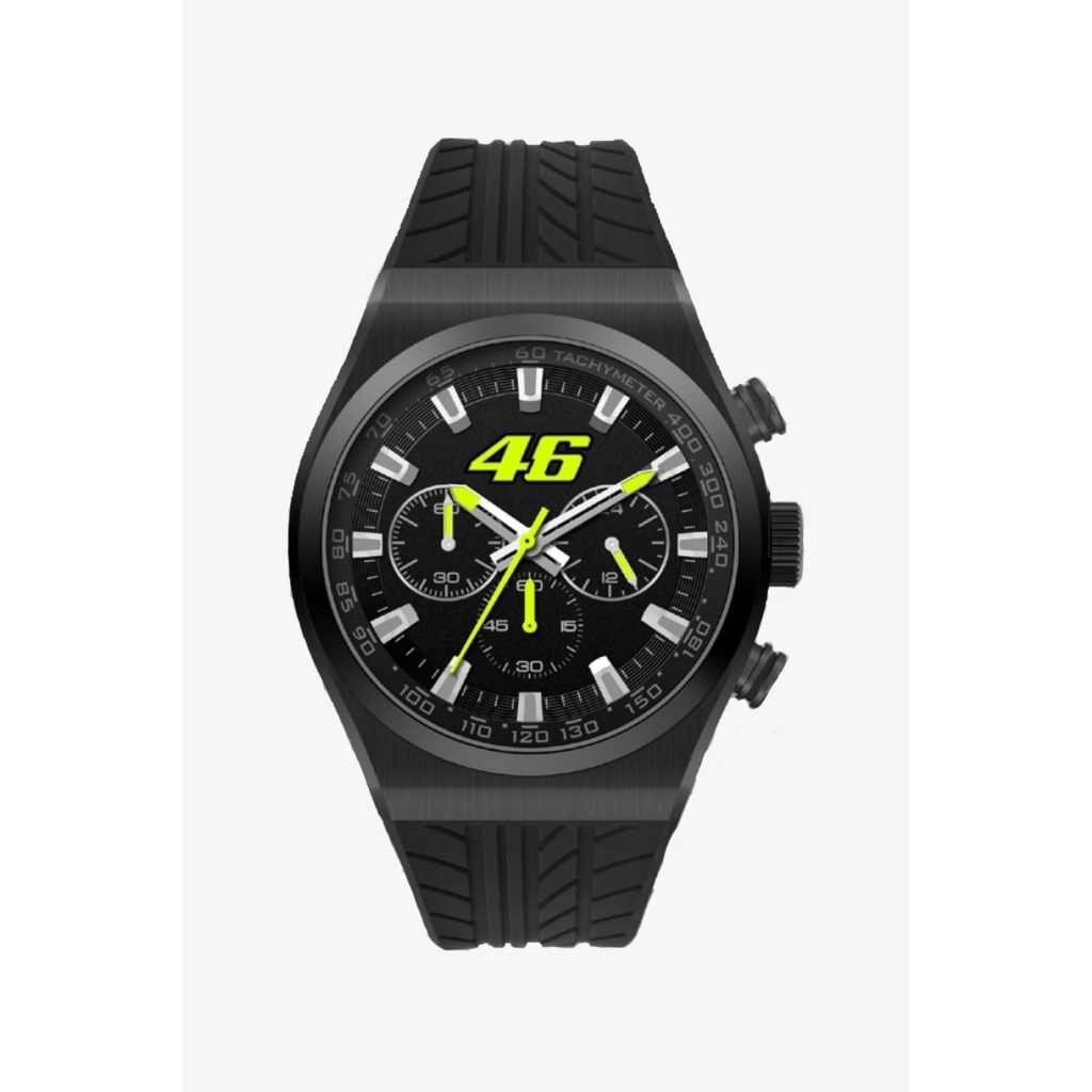 VR 46 Rossi Official Chronograph Watch. Jam Tangan Analog Pria