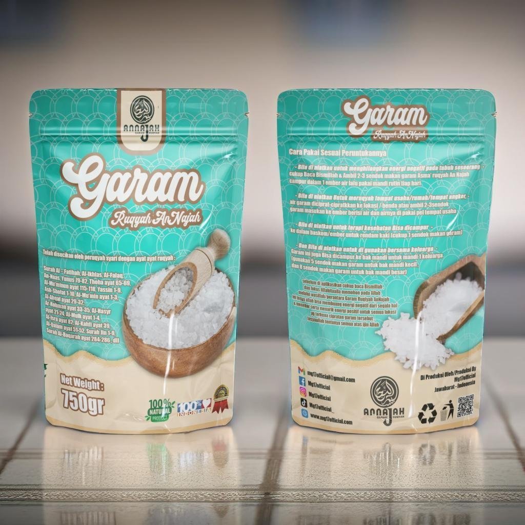 

Garam Ruqyah AnNajah Asli - Aura Gelap Jadi Bersinar,Rezeki Seret Jadi Deres Dan Meruqyah Rumah/Toko/Warung