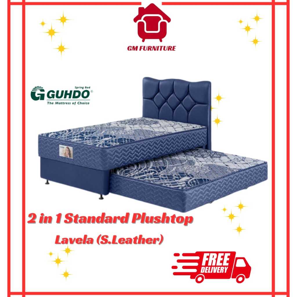 Guhdo Spring Bed 2in1 PlushTop Standard - Lavela