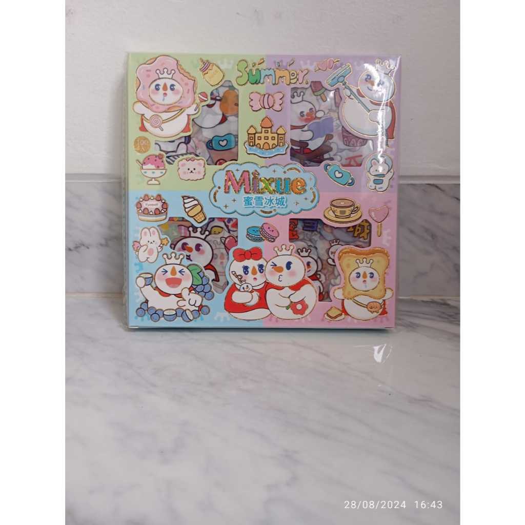 

stiker mixue 4 warna,1 box isi 100 lembar.