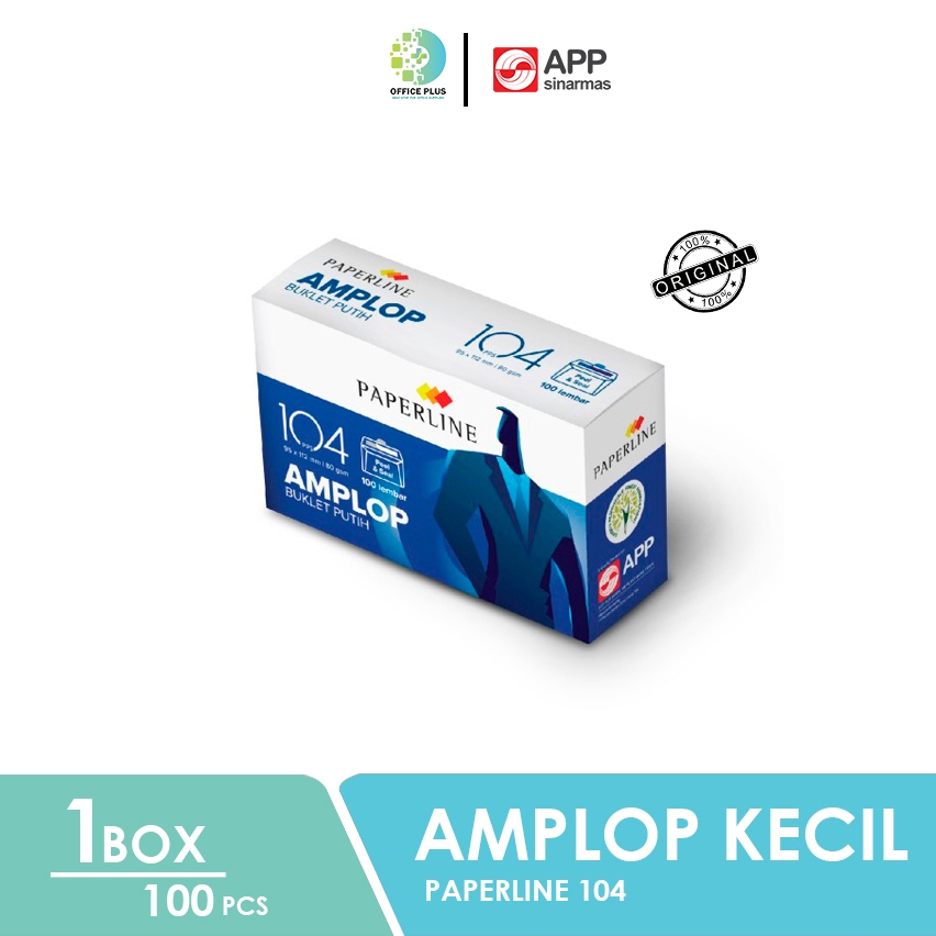 

Paperline Amplop Putih Polos Kecil Besar 90 104 PPS 1 BOX Isi 100 Lembar