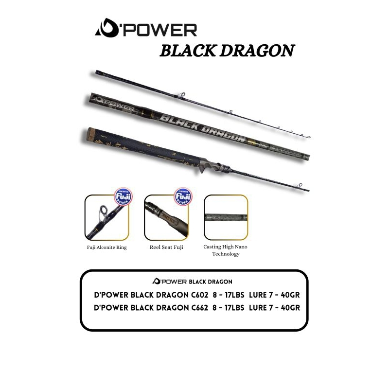 JORAN BC DPOWER BLACK DRAGON 180 & 198