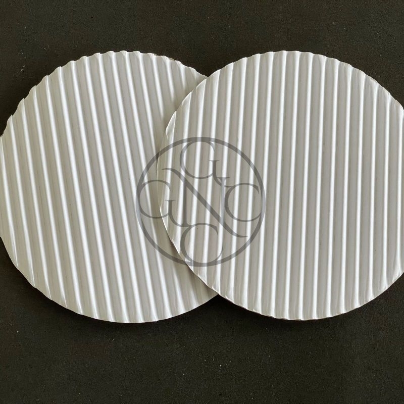 kertas alas gelombang putih untuk toples tabung / toples jar plastik 1000 ml, 750 ml, 600 ml, 500 ml