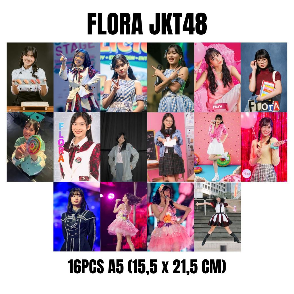 Poster dinding Flora JKT48