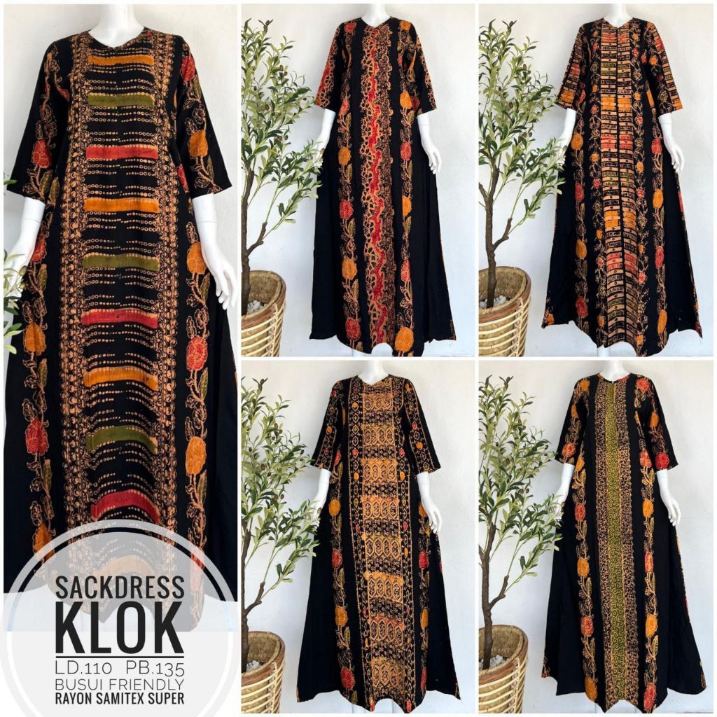 DASTER LENGAN 3/4 DASTER LENGAN BALON DASTER PANJANG BUSUI LD 110 PB 130 RAYON PREMIUM MEWAH