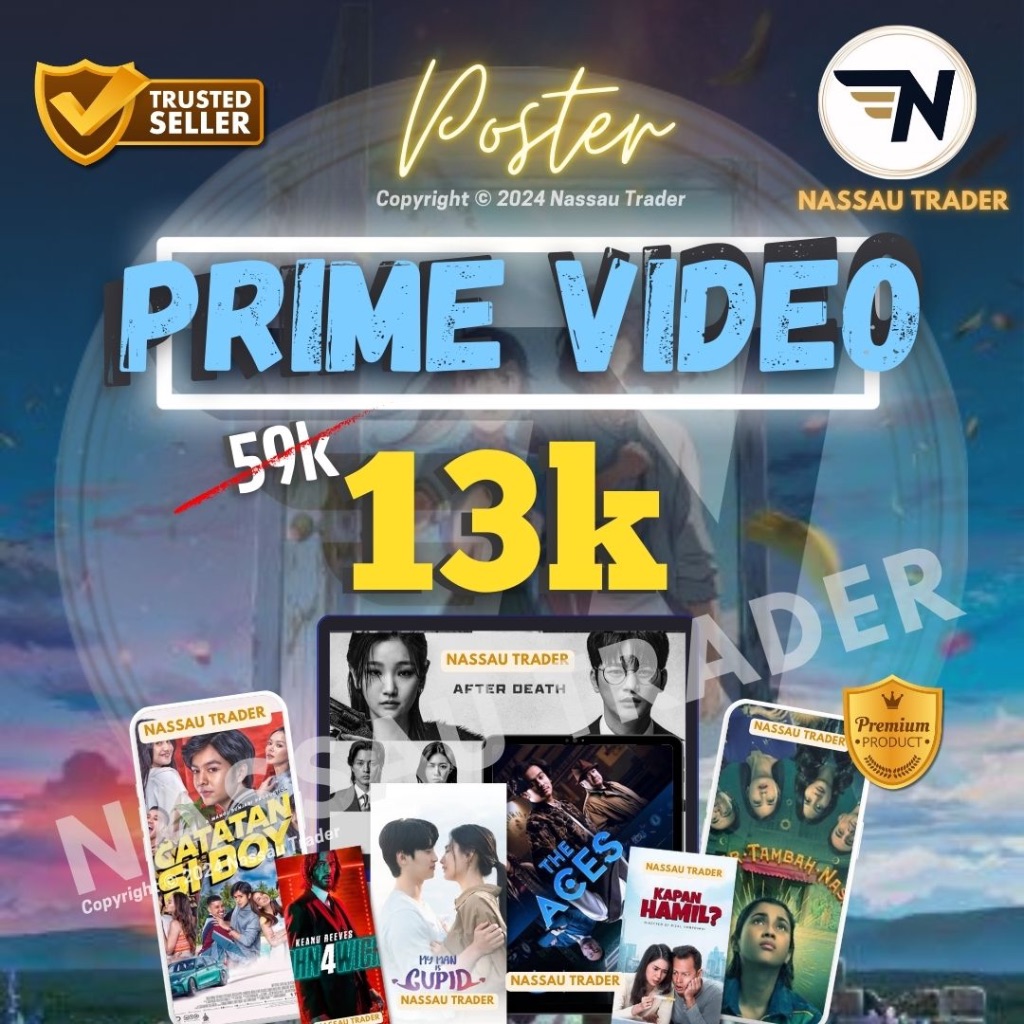 POSTER AMAZON PRIME VIDEO, PRIME VIDEO AMAZON TRUSTED FO
