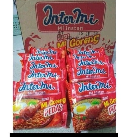 

Intermie mie goreng pedas 1 dus isi 40 pcs