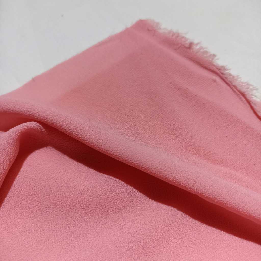 Kain Ceruty Babydoll | Kain Bahan Hijab Kerajinan Tangan Meteran