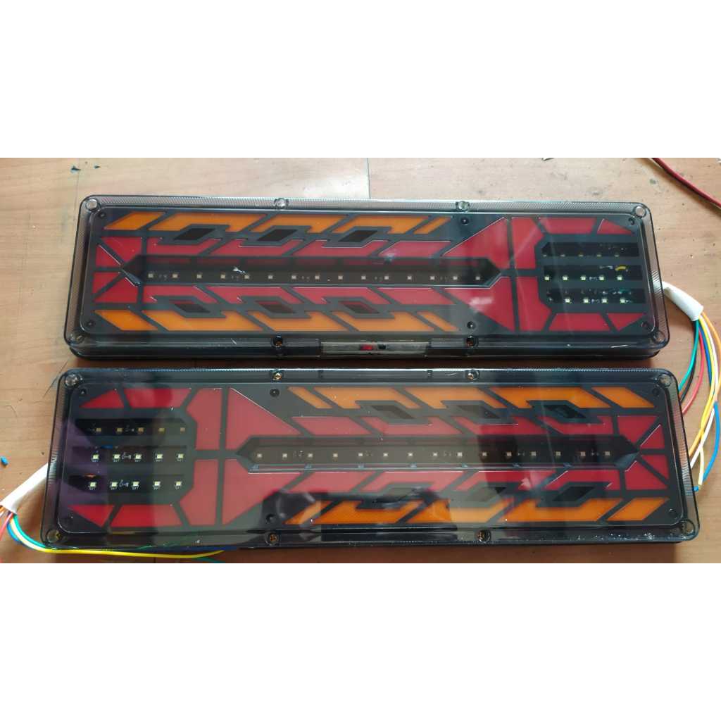 Stoplamp Led Variasi Mobil Truk Bis Sen Sein Running 12/24 Volt Dragon