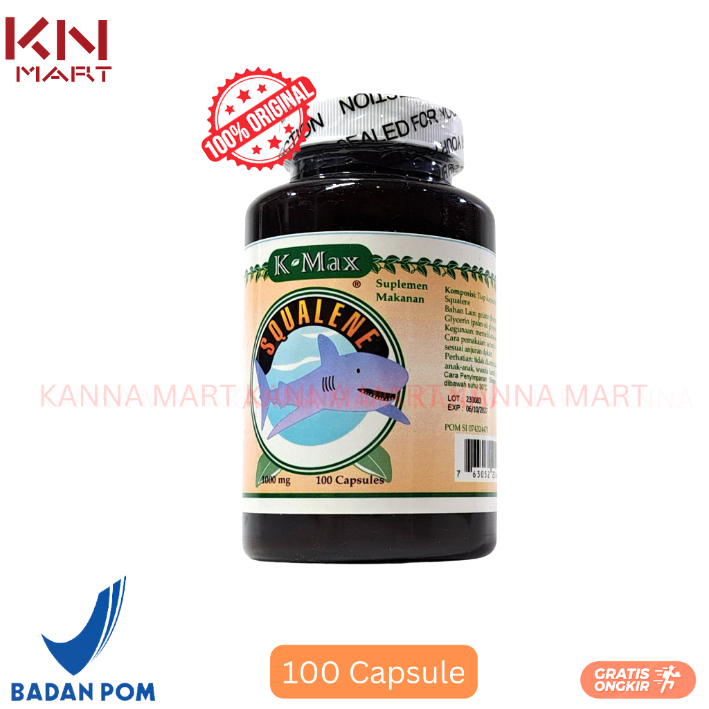 K MAX SQualene Anti Oksidant Minyak Ikan Hiu