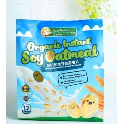 

Organic instant soy oatmeal Health paradise Sachet minuman gandum kacang soya soybean instan