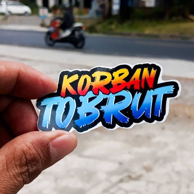 stiker kata kata / stiker aesthetic / stiker motor / stiker tobrut