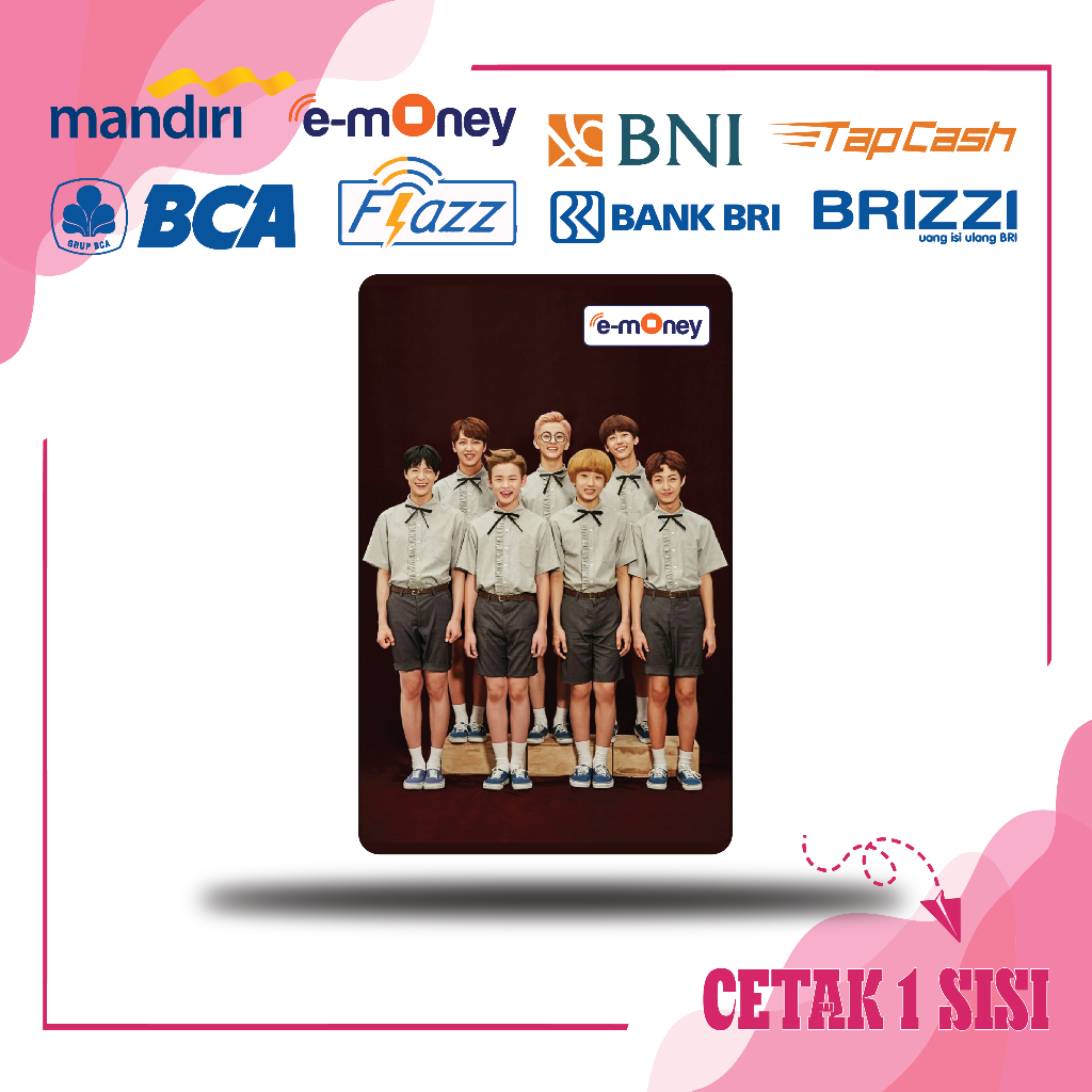 KARTU EMONEY NCT KPOP KOREA NCT DREAM HAECHAN MARK JENO JAEMIN RENJUN CHENLE JISUNG KPOP E MONEY E T