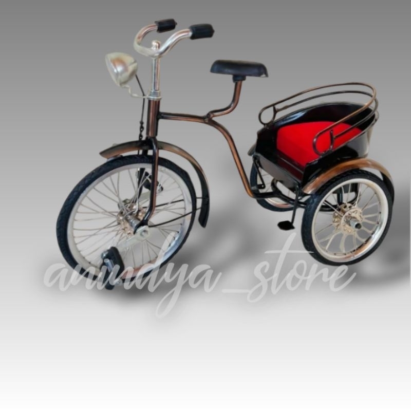 HIASAN RUMAH miniatur sepeda mandarin