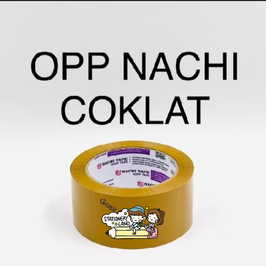

LAKBAN OPP NACHI COKLAT Cokelat 48 mm / 2" / 2 Inch