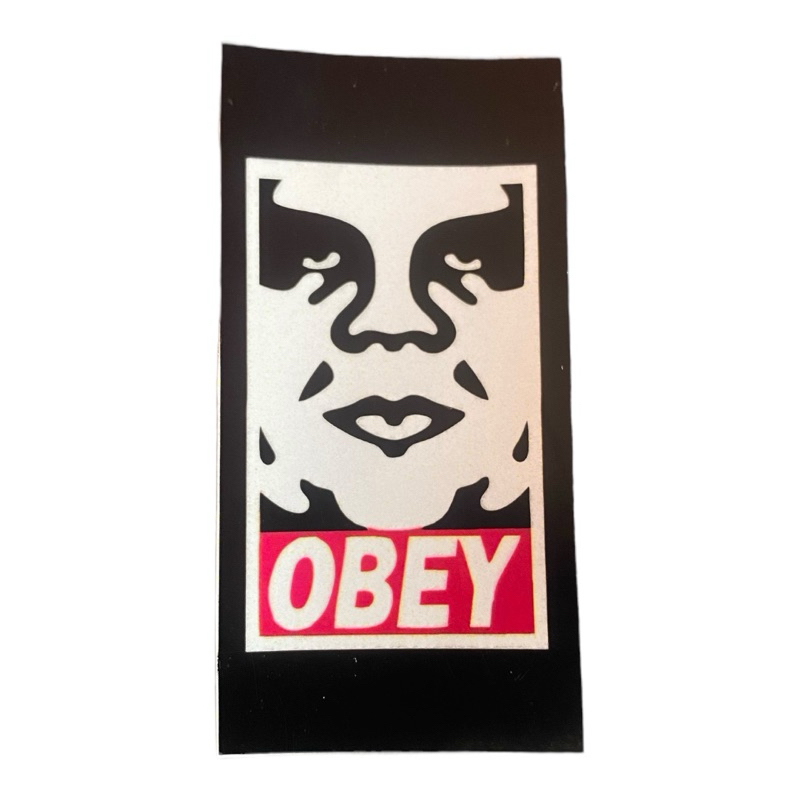 

STIKER OBEY bahan vinil size 6x3cm