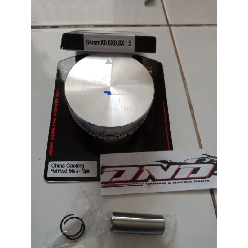 MOTO1 Piston casting 64mm pin 13/Piston 64 pin 13/Piston kit casting 64mm pin 13