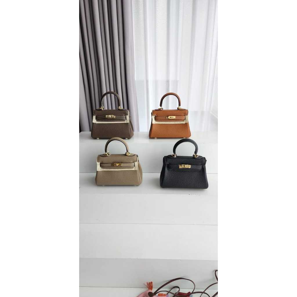 NO BRAND MYOOZ KELLY BAG 20 TOGO GENUINE LEATHER-TAS WANITA-HANDBAG IMPORT KULIT ASLI
