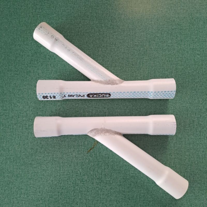 1" Inch Sambungan Shock Bentuk Y Pipa Rucika