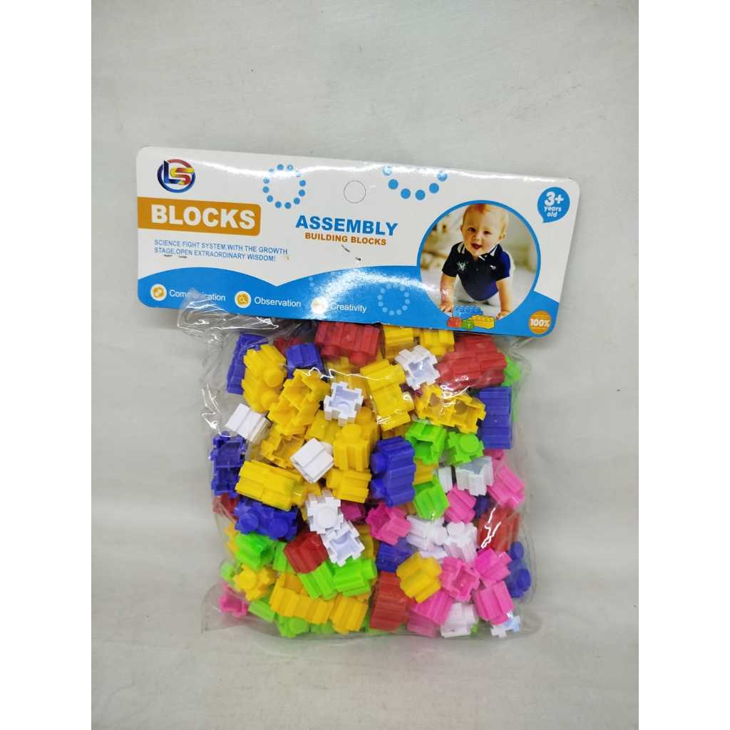 LB 4 mainan anak edukasi lego block isi banyak/ ASSEMBLY BUILDING BLOCK