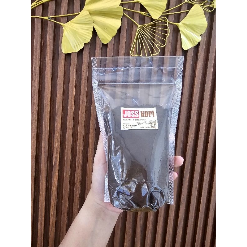 

joss kopi hitam murni 325gram 100% terbuat dari biji kopi Asli