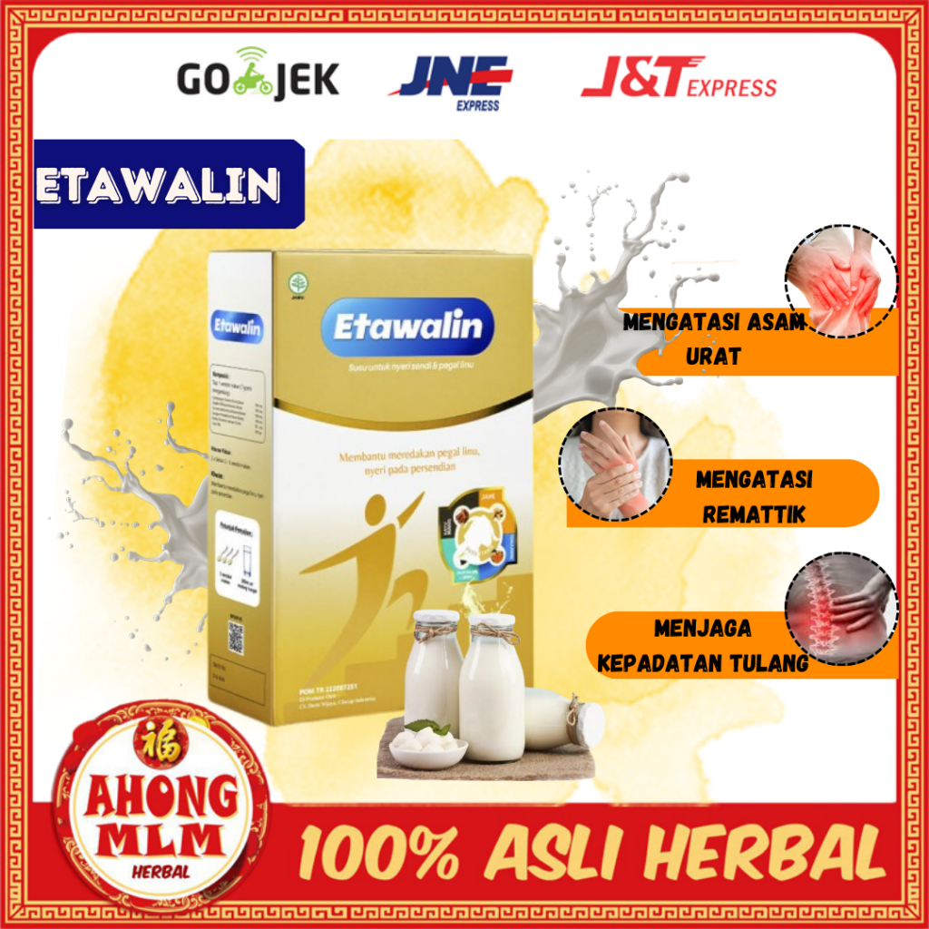 

ETAWALIN ORIGINAL|PAKET 3 BOX ETAWALIN|ETAWALIN ATASI NYERI PINGGANG DAN PEGAL LINU ASAM URAT