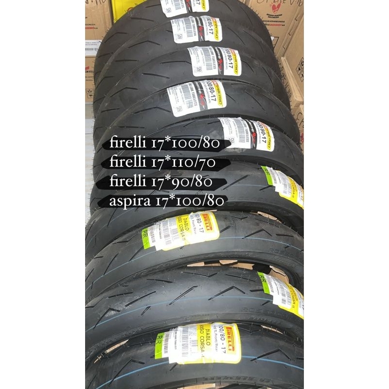 Ban tubelles firelli diablo rosso corsa ll (RING 17)17*90/80,,17*100/80,,17*110/70