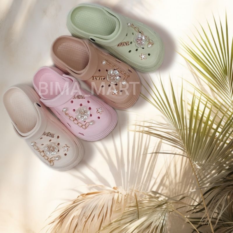 GOSOME SANDAL BAIM KODOK JELLY WANITA DEWASA HIASAN RANTAI TRENDING VIRAL