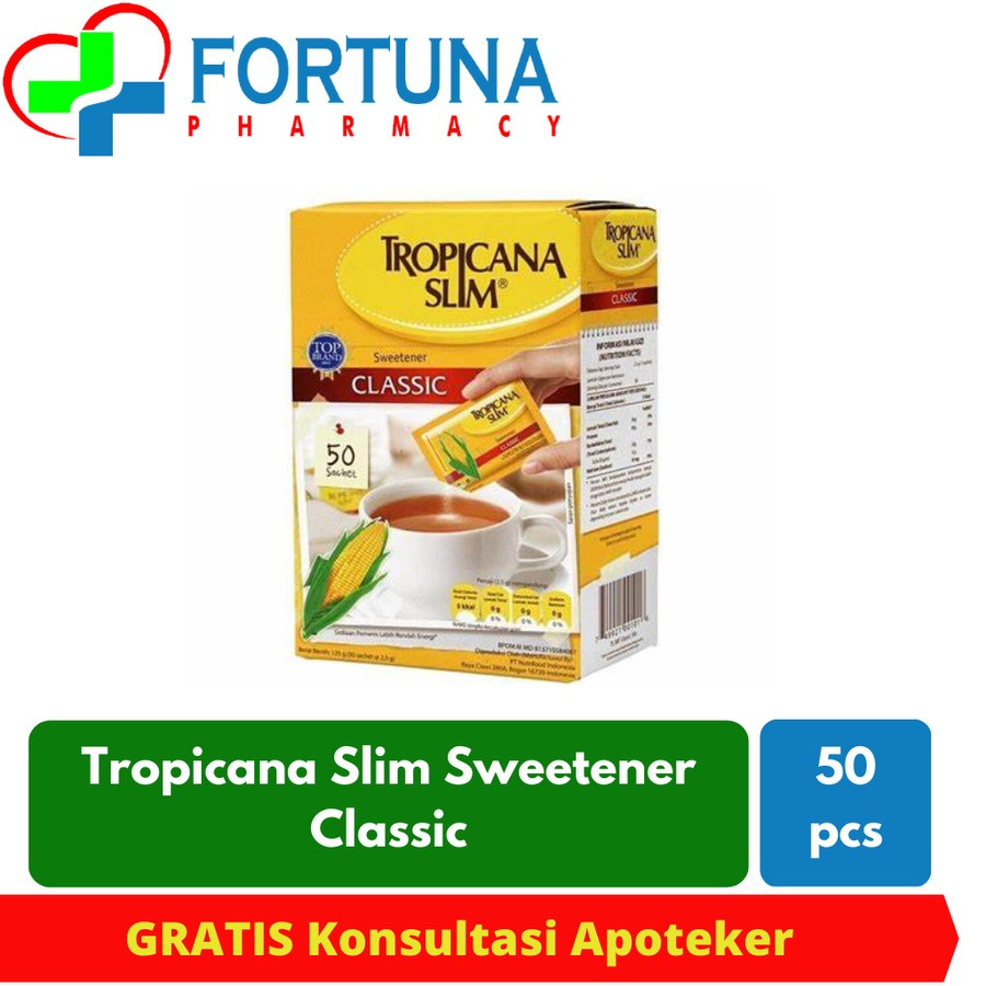 

Tropicana Slim Sweetener Classic 50's